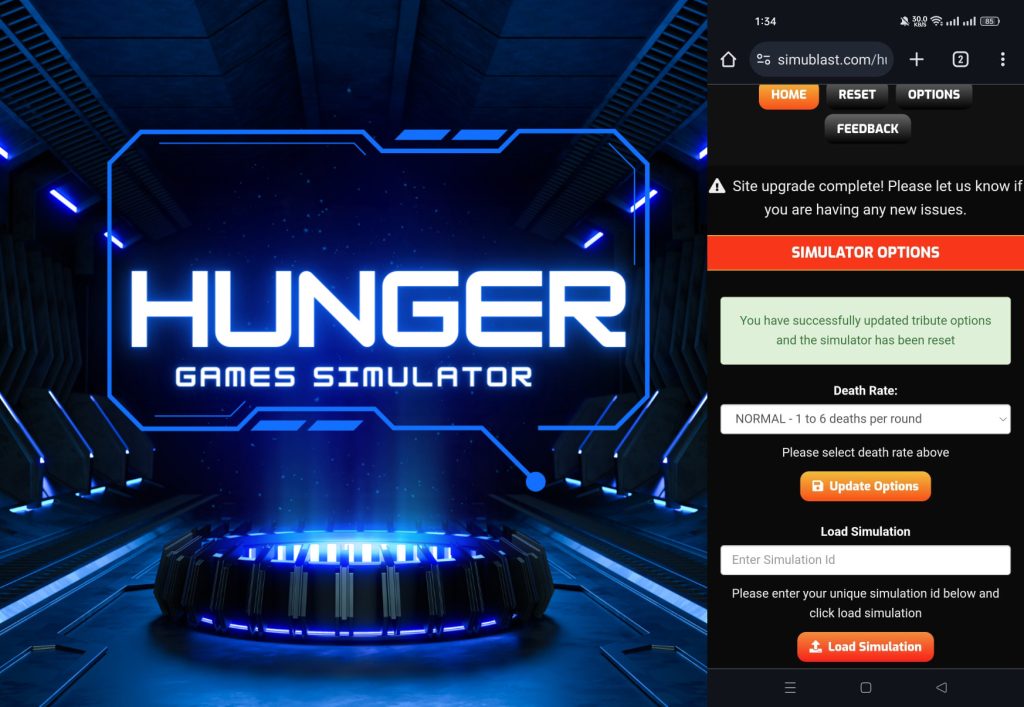 hunger game simulators